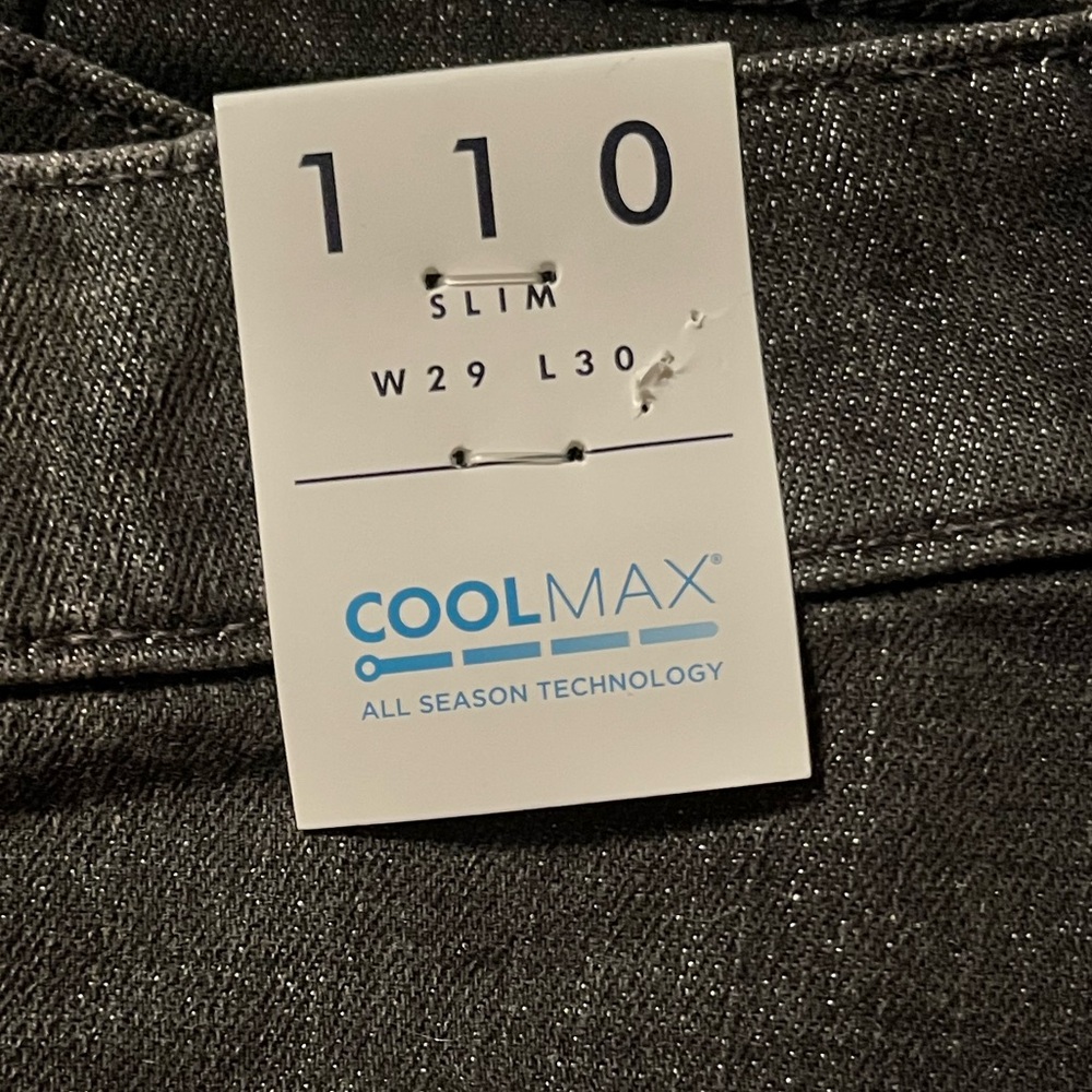NWT Lucky Brand Slim Fit Coolmax Dark/ black wash denim W29 L30 - Picture 6 of 14